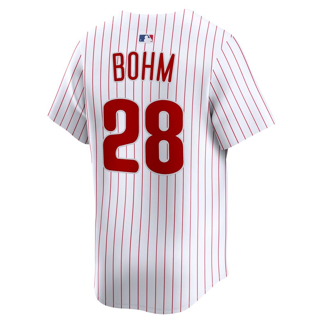 Philadelphia Phillies Alec Bohm Home Limited Jersey (White)
