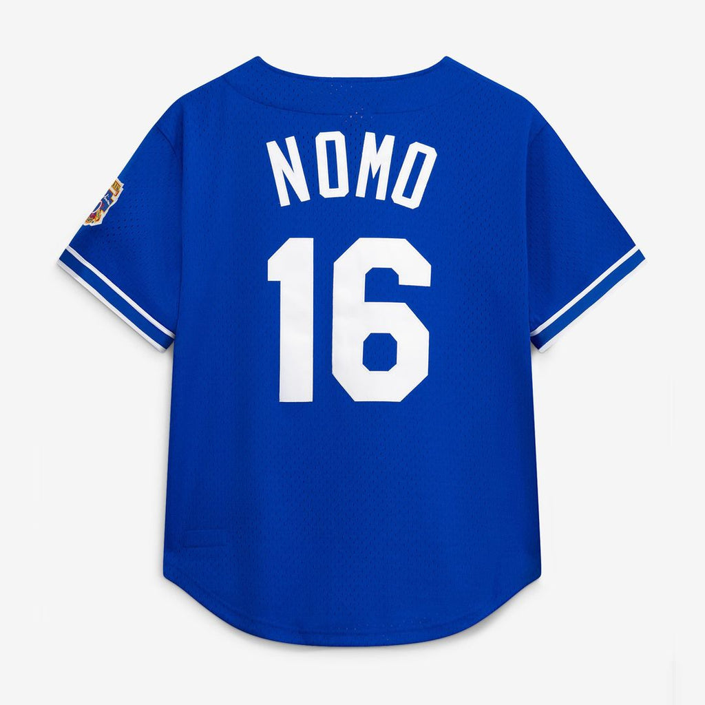 Los Angeles Dodgers Hideo Nomo Big & Tall Cooperstown Mesh Batting Practice Jersey (Royal)