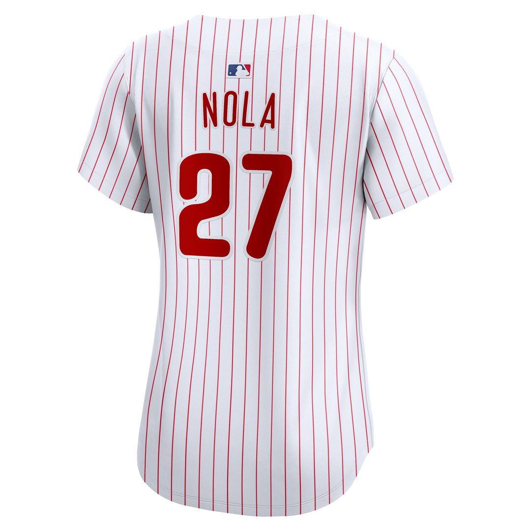 Philadelphia Phillies Aaron Nola Women's Home Limited Jersey (White)
