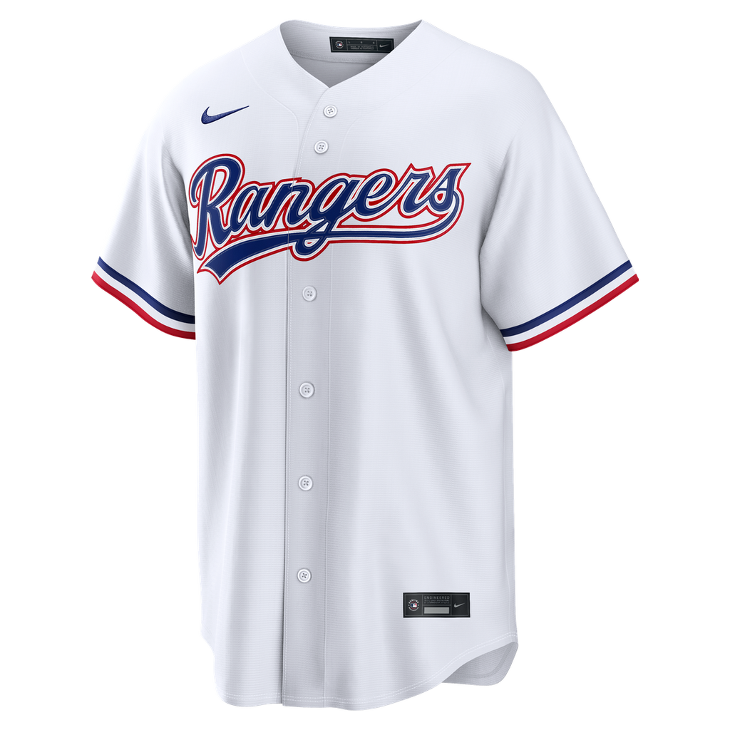 Texas Rangers Wyatt Langford Home Replica Jersey (White)