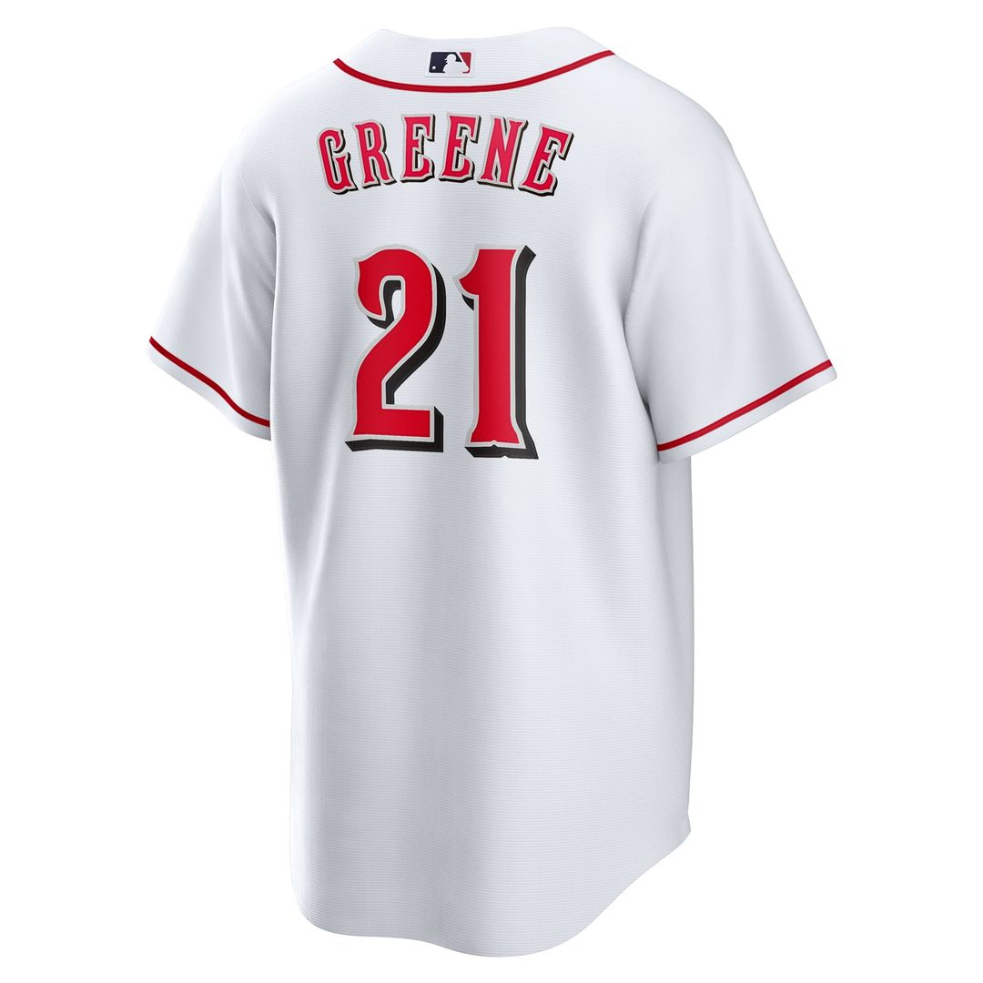 Cincinnati Reds Hunter Greene Home Replica Jersey (White)