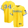 Boston Red Sox David Ortiz Retired Player City Connect Replica Jersey (Gold)