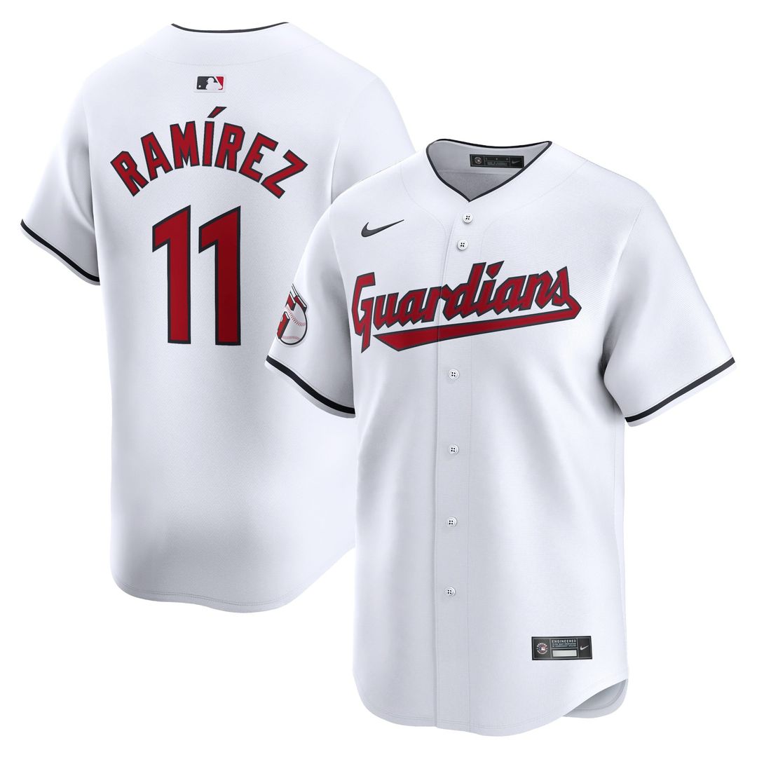 Cleveland Guardians Jose Ramirez Home Limited Jersey (White)