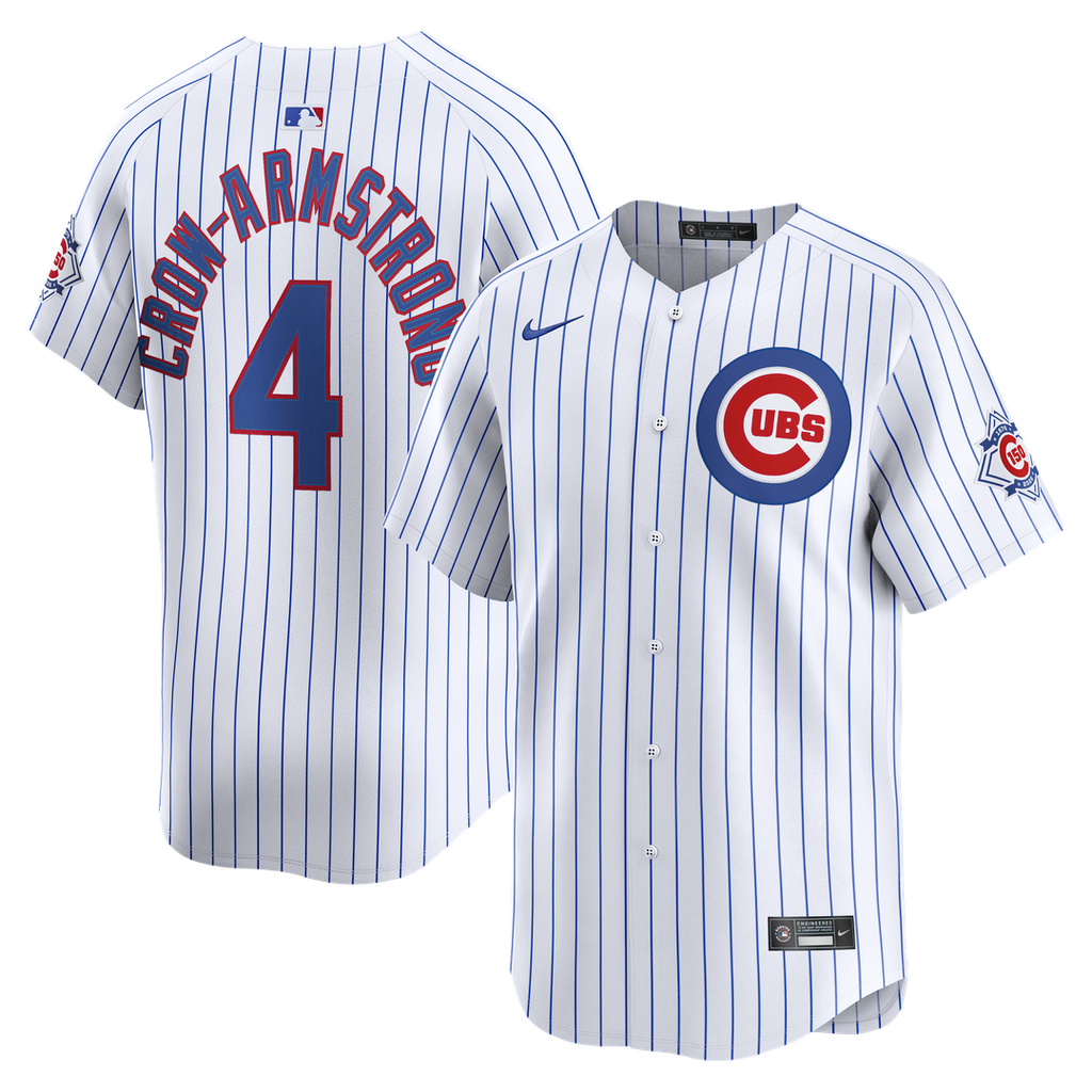 Chicago Cubs Pete Crow - Armstrong 150th Anniversary Limited Jersey (White)