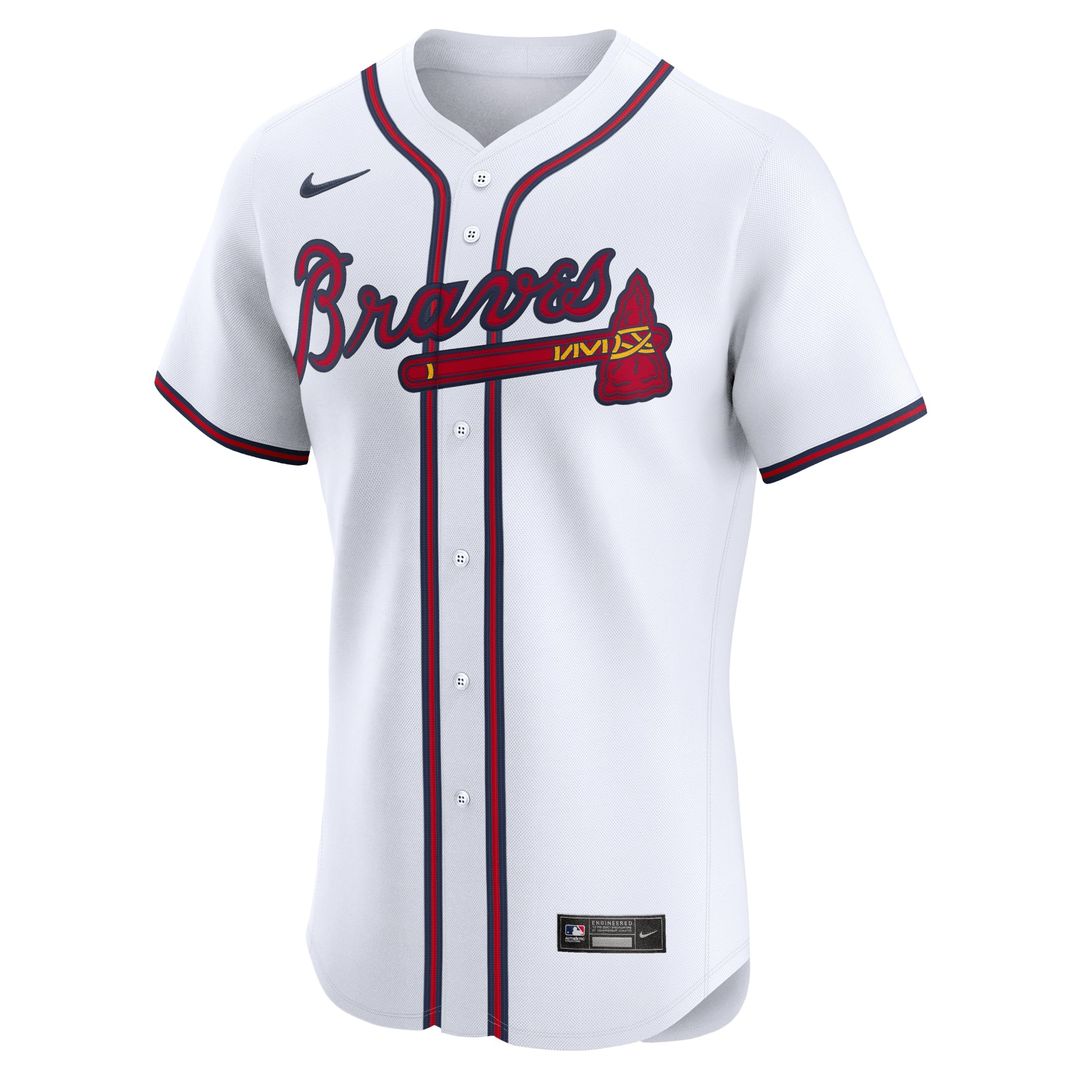 Atlanta Braves Ronald Acuña Jr. Home Elite Jersey (White)
