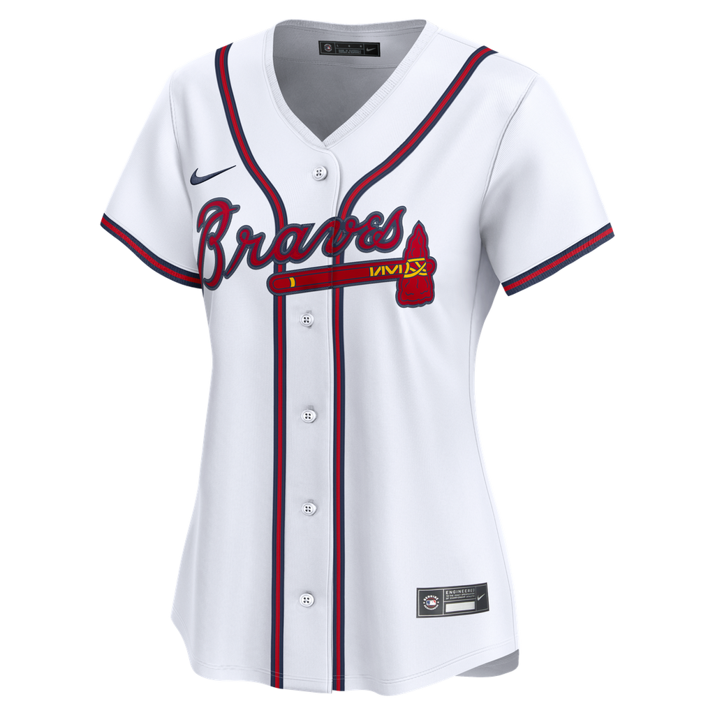 Atlanta Braves Home Women's Limited Jersey (White)