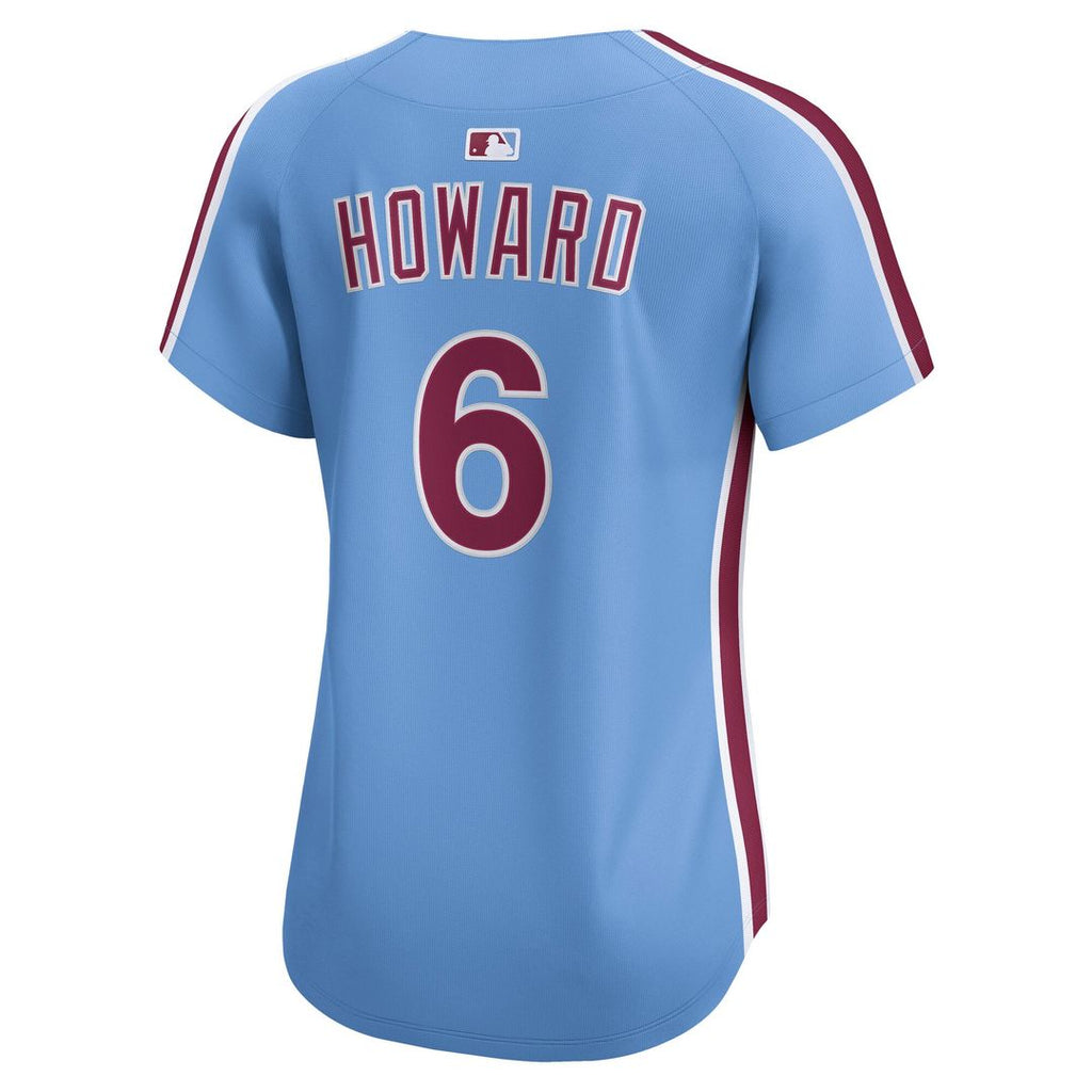 Philadelphia Phillies Ryan Howard Women's Alternate Limited Jersey (Light Blue)