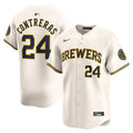 Milwaukee Brewers William Contreras Home Limited Jersey (Cream)