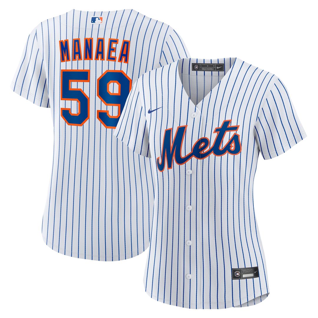 New York Mets Sean Manaea Women's Home Replica Jersey (White)
