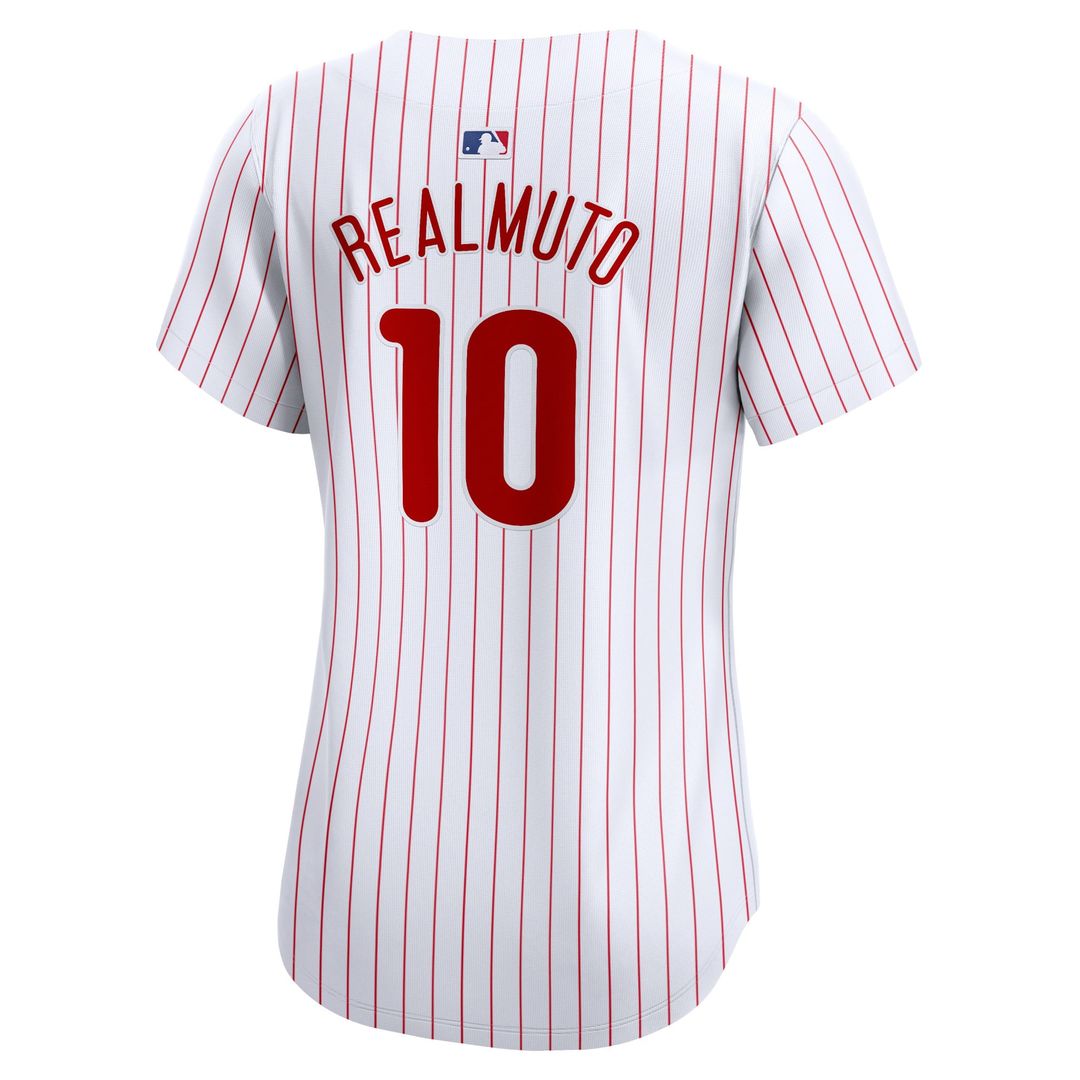 Philadelphia Phillies J.T. Realmuto Women's Home Limited Jersey (White)