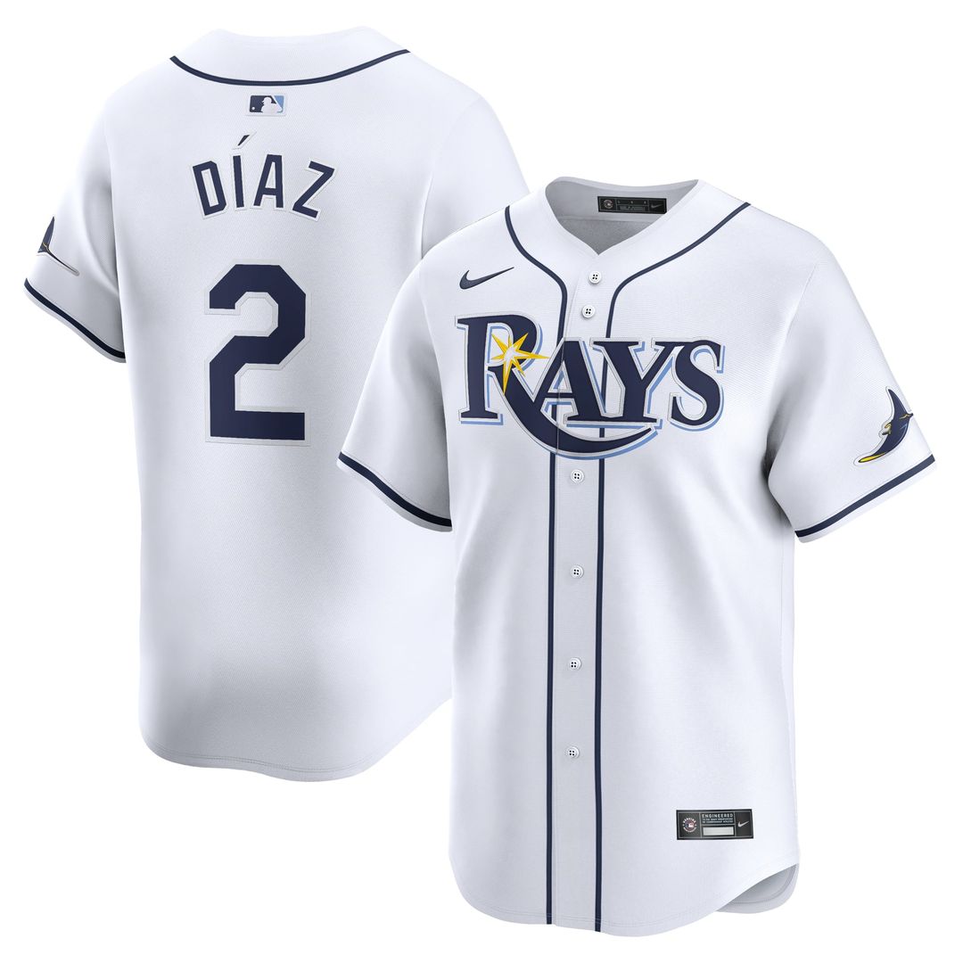 Tampa Bay Rays Yandy Diaz Home Limited Jersey (White)