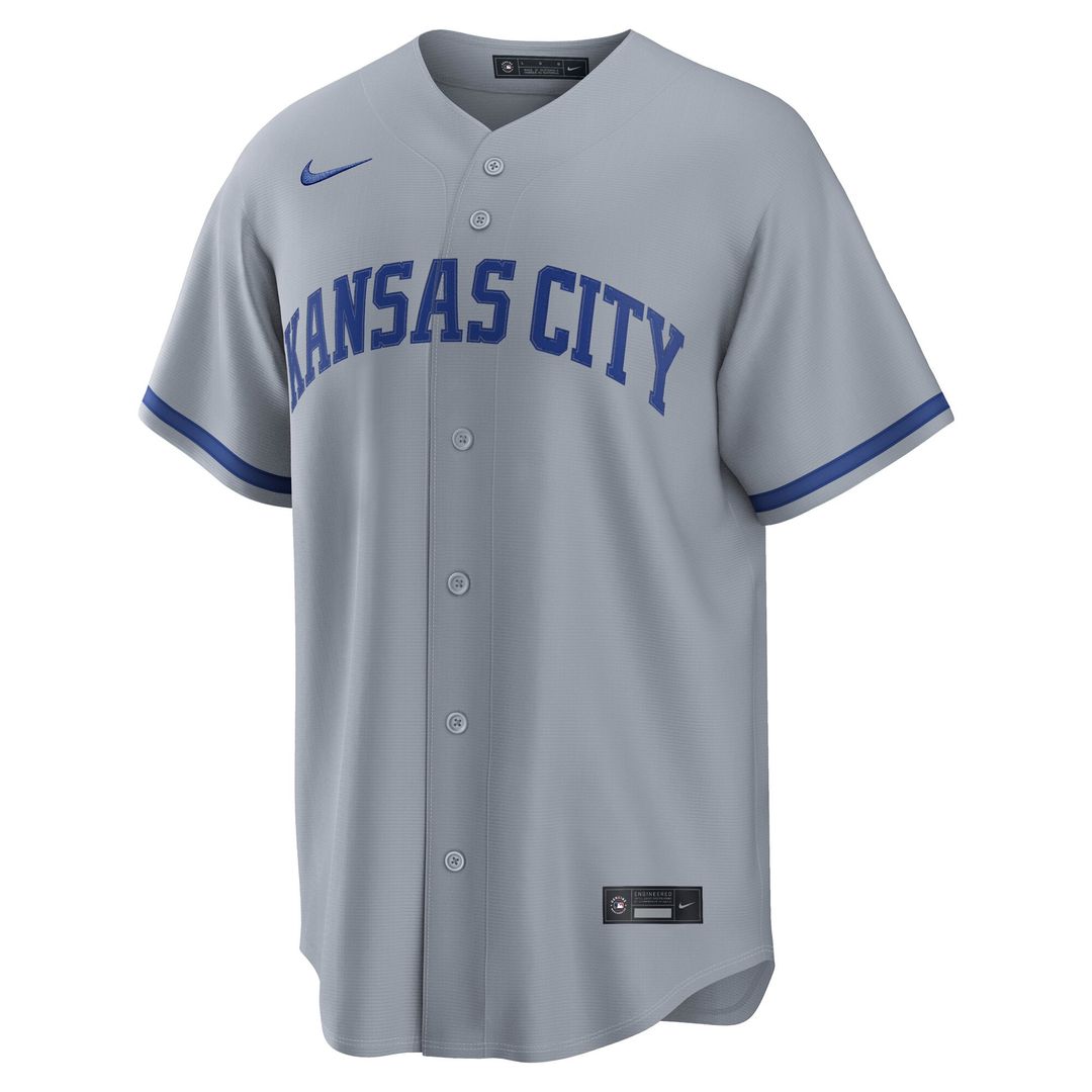 Kansas City Royals Bobby Witt Jr. Road Replica Jersey (Gray)