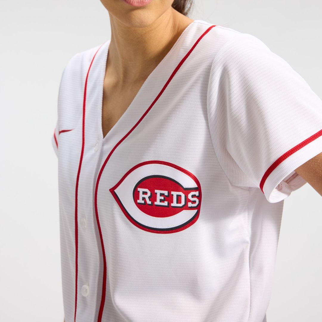Cincinnati Reds Elly De La Cruz Women's Home Replica Jersey (White)