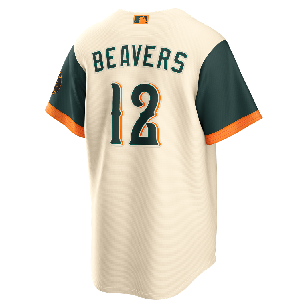 Baltimore Orioles Dylan Beavers 2026 City Connect Stadium Jersey (Cream)