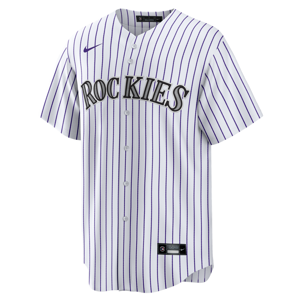 Colorado Rockies Matt Holliday Home Retired Replica Jersey (White)