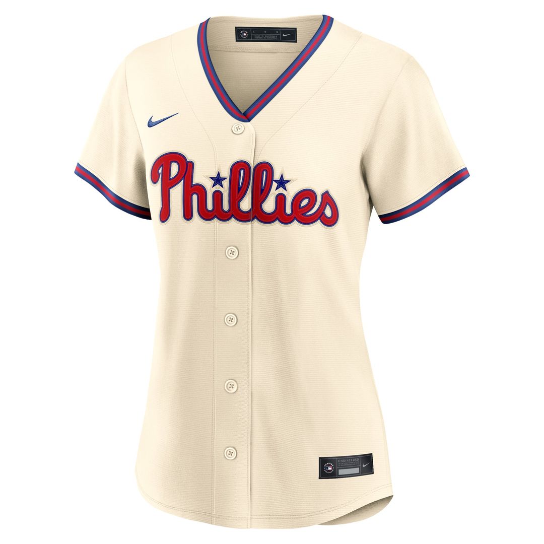 Philadelphia Phillies Bryce Harper Women's Alternate Replica Jersey (Cream)