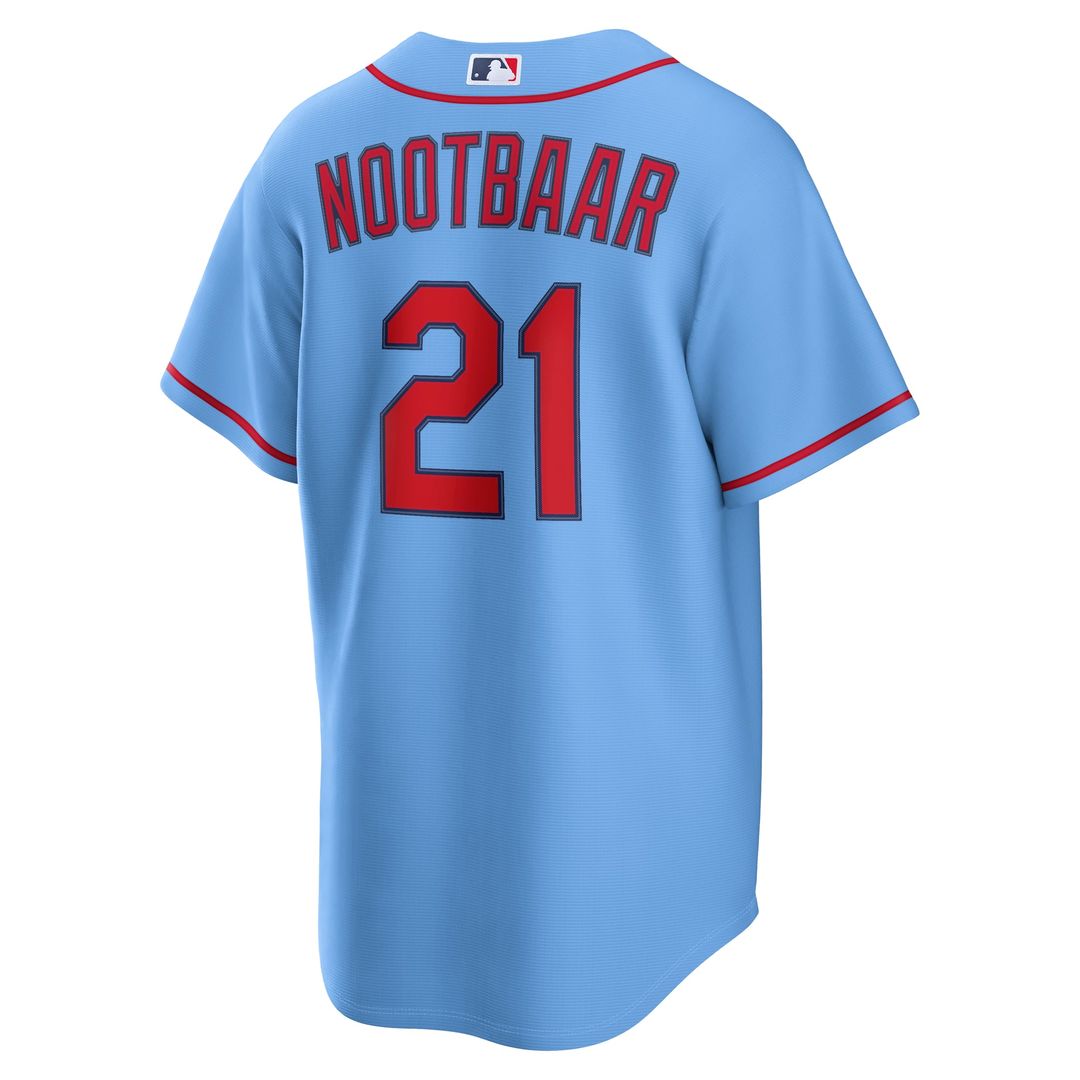 St. Louis Cardinals Lars Nootbaar Alternate Replica Jersey (Light Blue)