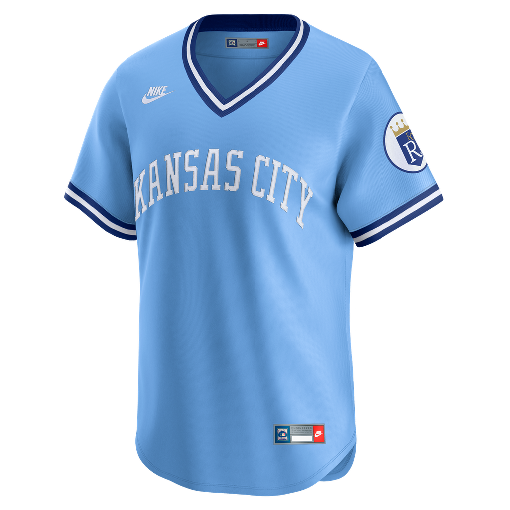 Kansas City Royals Bo Jackson Throwback Cooperstown Limited Jersey (Light Blue)