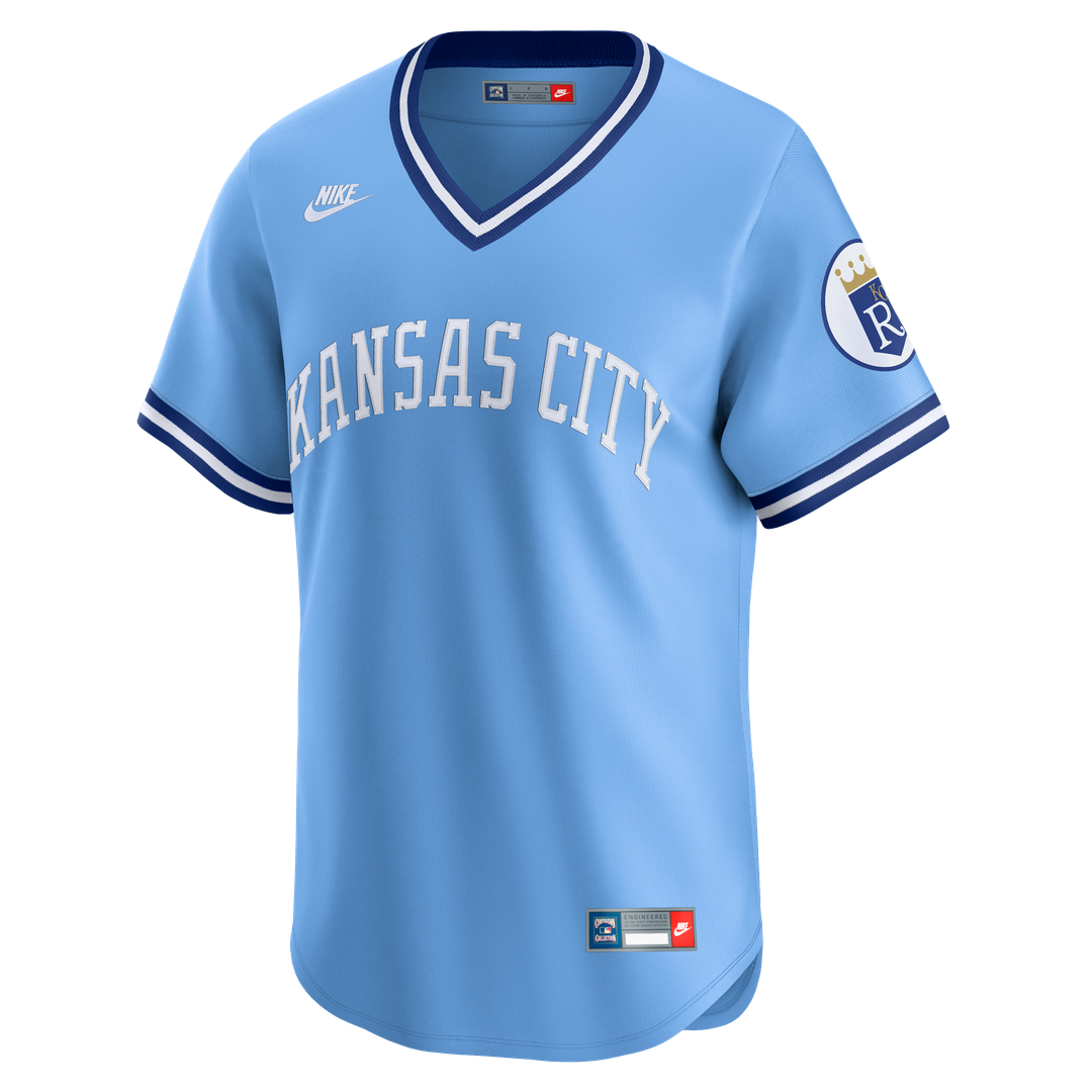 Kansas City Royals Bo Jackson Throwback Cooperstown Limited Jersey (Light Blue)