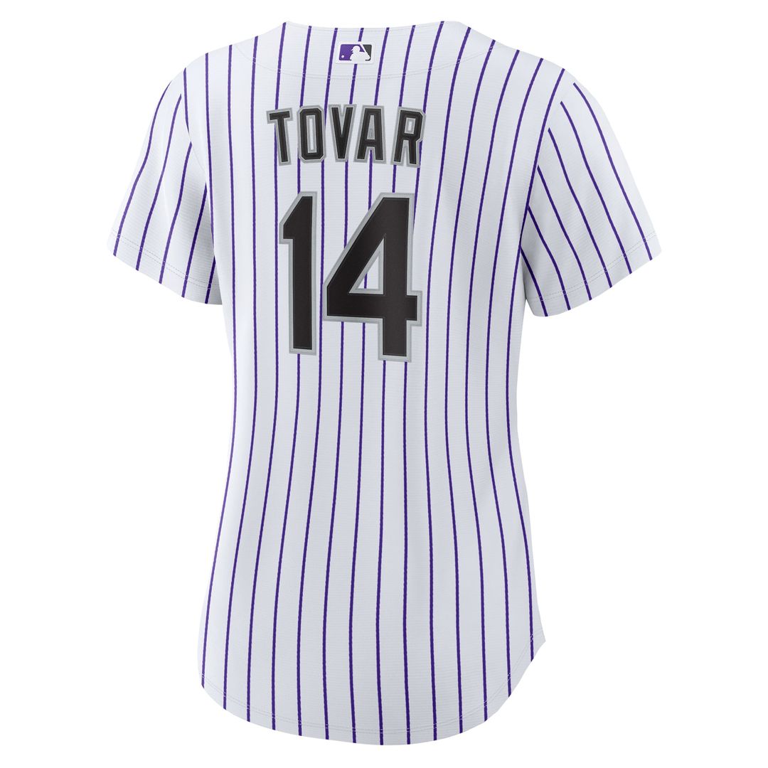Colorado Rockies Ezequiel Tovar Women's Home Replica Jersey (White)