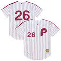 Philadelphia Phillies Chase Utley 2003 Cooperstown Authentic Jersey (White)