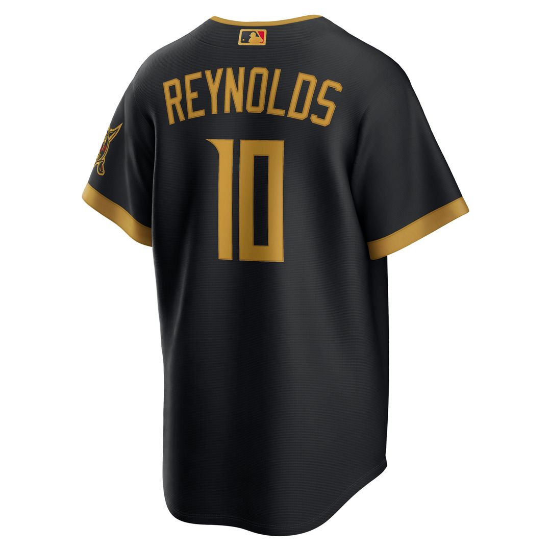 Pittsburgh Pirates Bryan Reynolds 2026 City Connect Stadium Jersey (Black)
