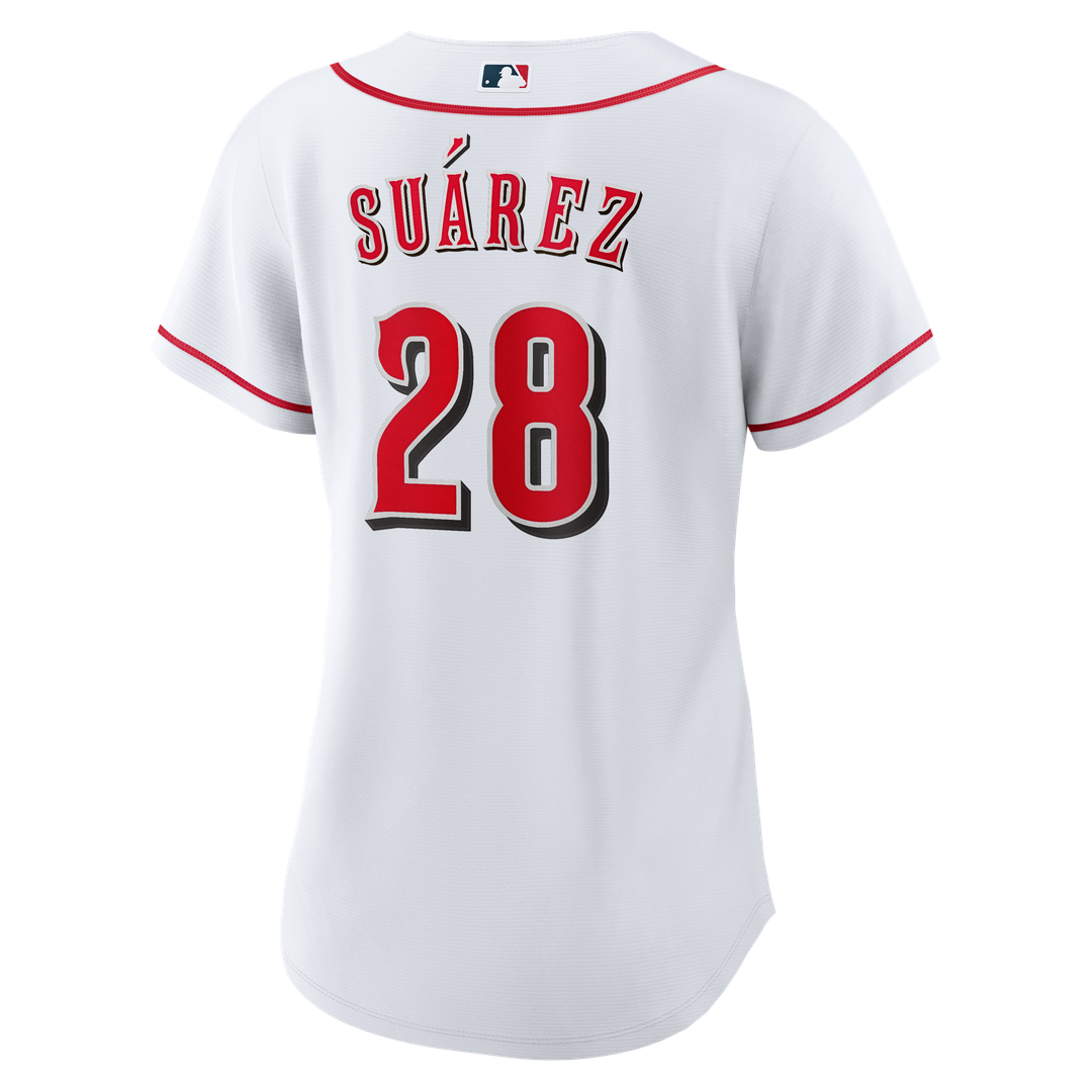 Cincinnati Reds Eugenio Suárez Women's Home Replica Jersey (White)