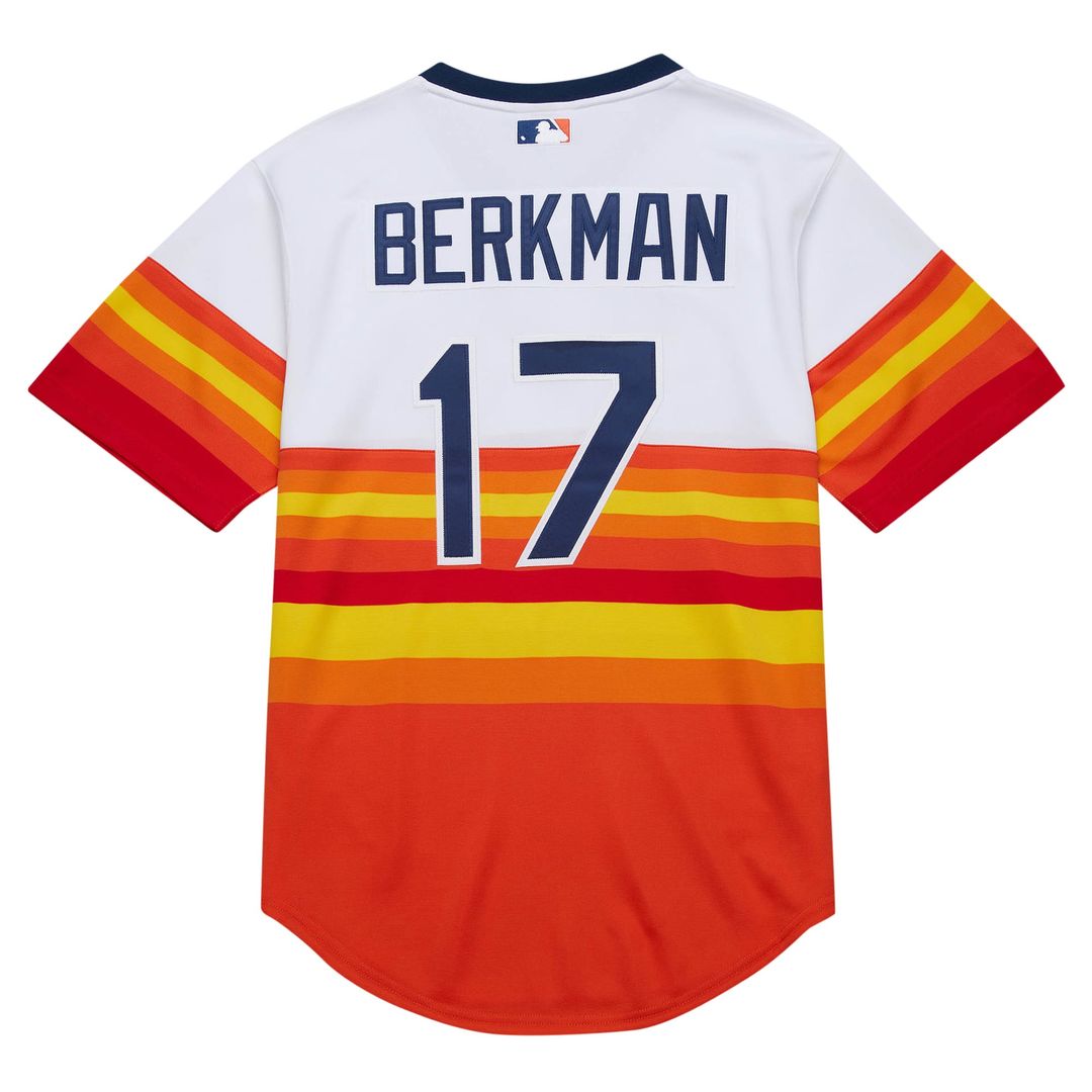 Houston Astros Lance Berkman 2004 Cooperstown Authentic Throwback Jersey (White)