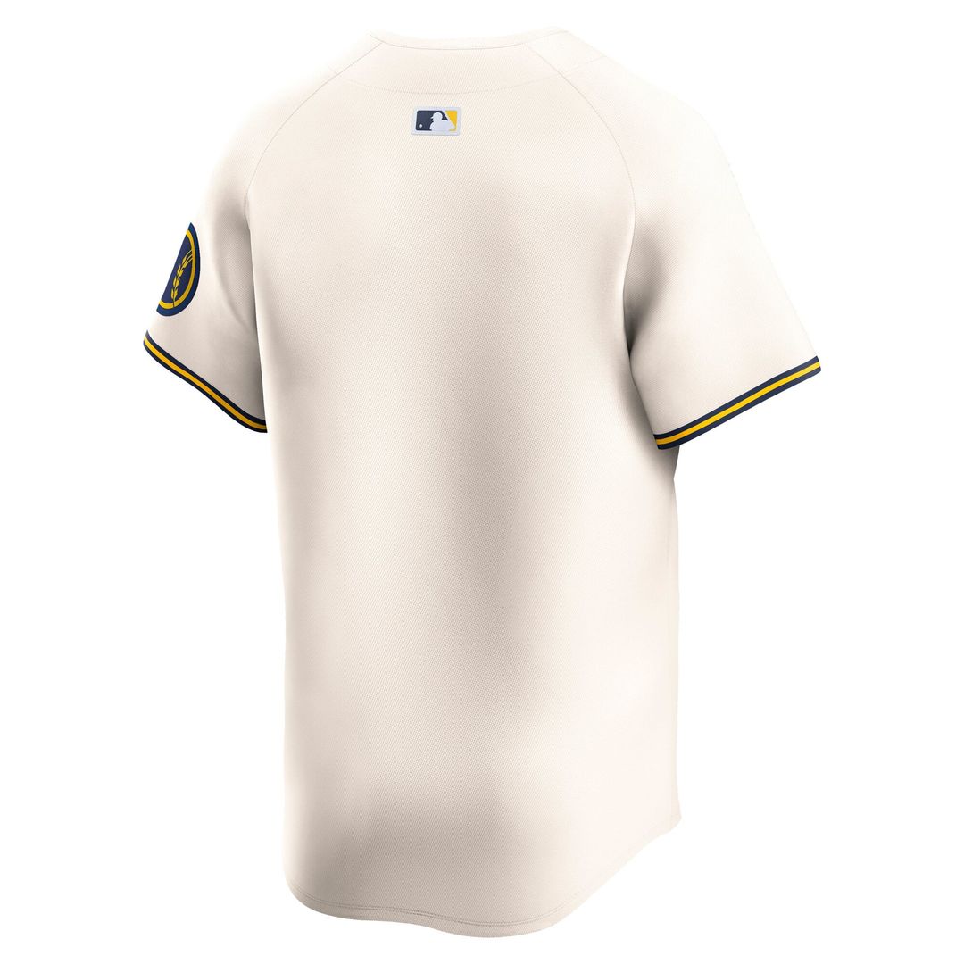 Milwaukee Brewers Home Limited Jersey (Cream)