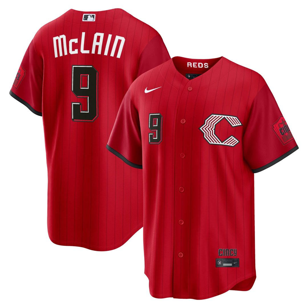 Cincinnati Reds Matt McLain 2026 City Connect Stadium Jersey (Red)