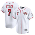 Cincinnati Reds Spencer Steer Home Limited Jersey (White)
