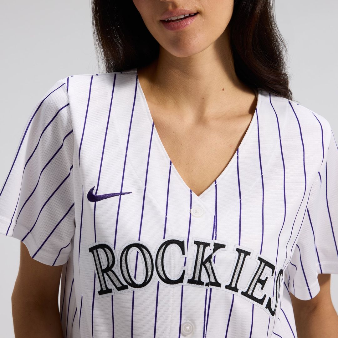 Colorado Rockies Women's Home Replica Team Jersey (White)