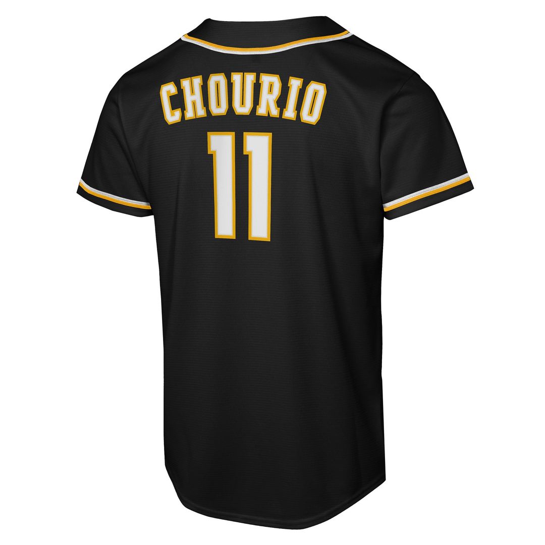 Milwaukee Brewers Jackson Chourio Youth Fashion Replica Jersey (Black)