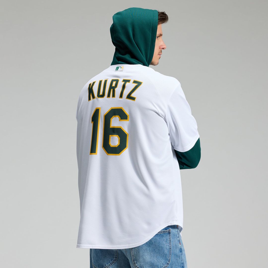 Athletics Nick Kurtz Home Replica Jersey (White)