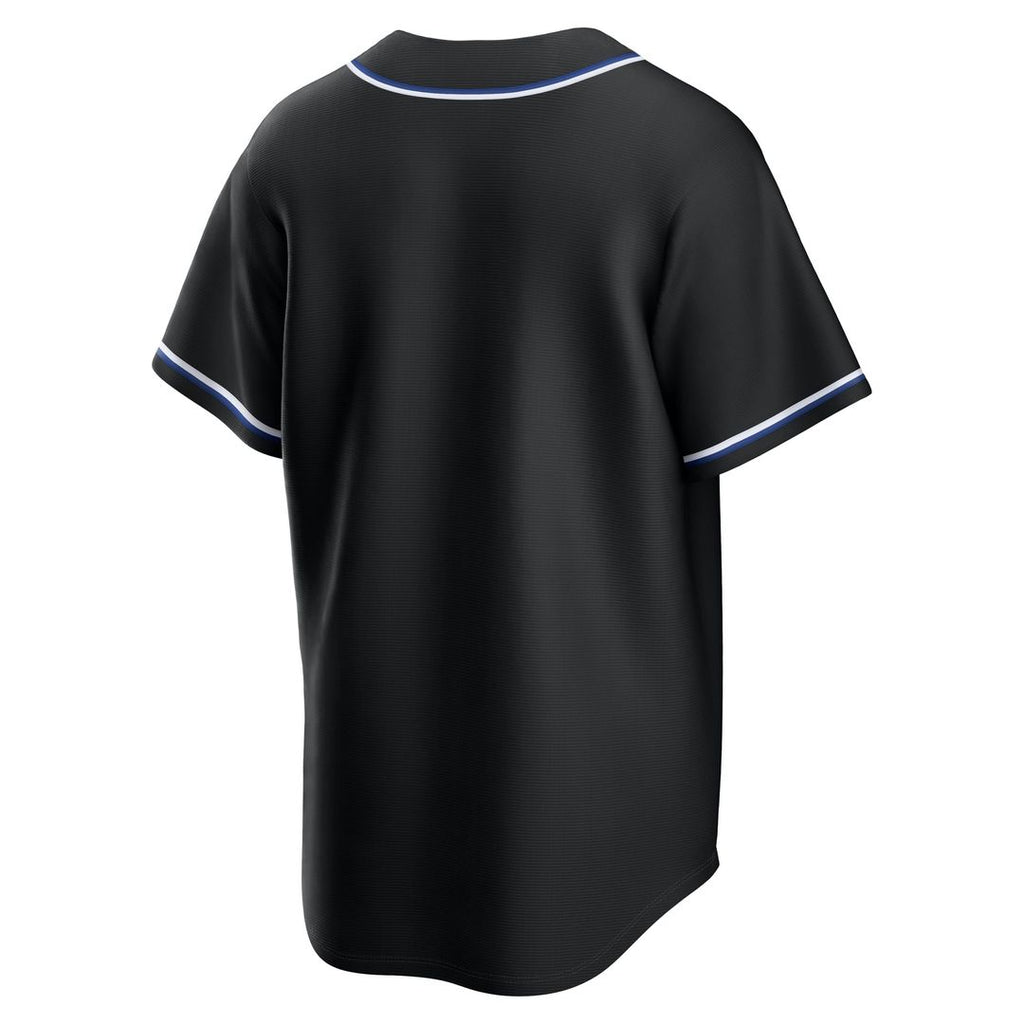 Kansas City Royals Fashion Replica Black Out Jersey