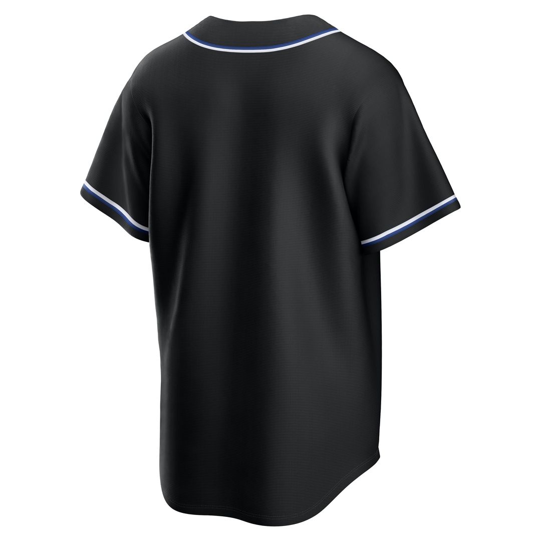 Kansas City Royals Fashion Replica Black Out Jersey