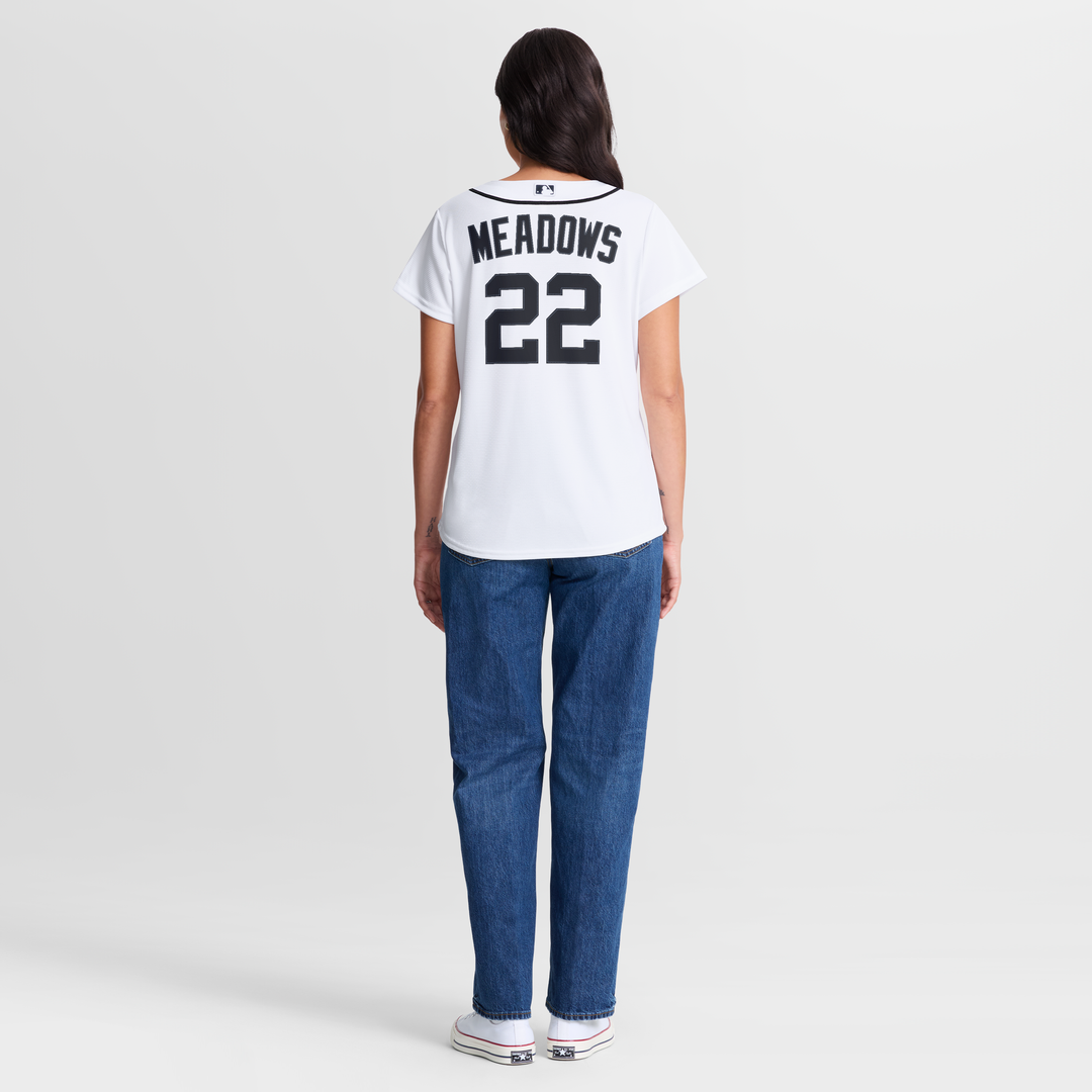 Detroit Tigers Parker Meadows Women's Home Replica Jersey (White)