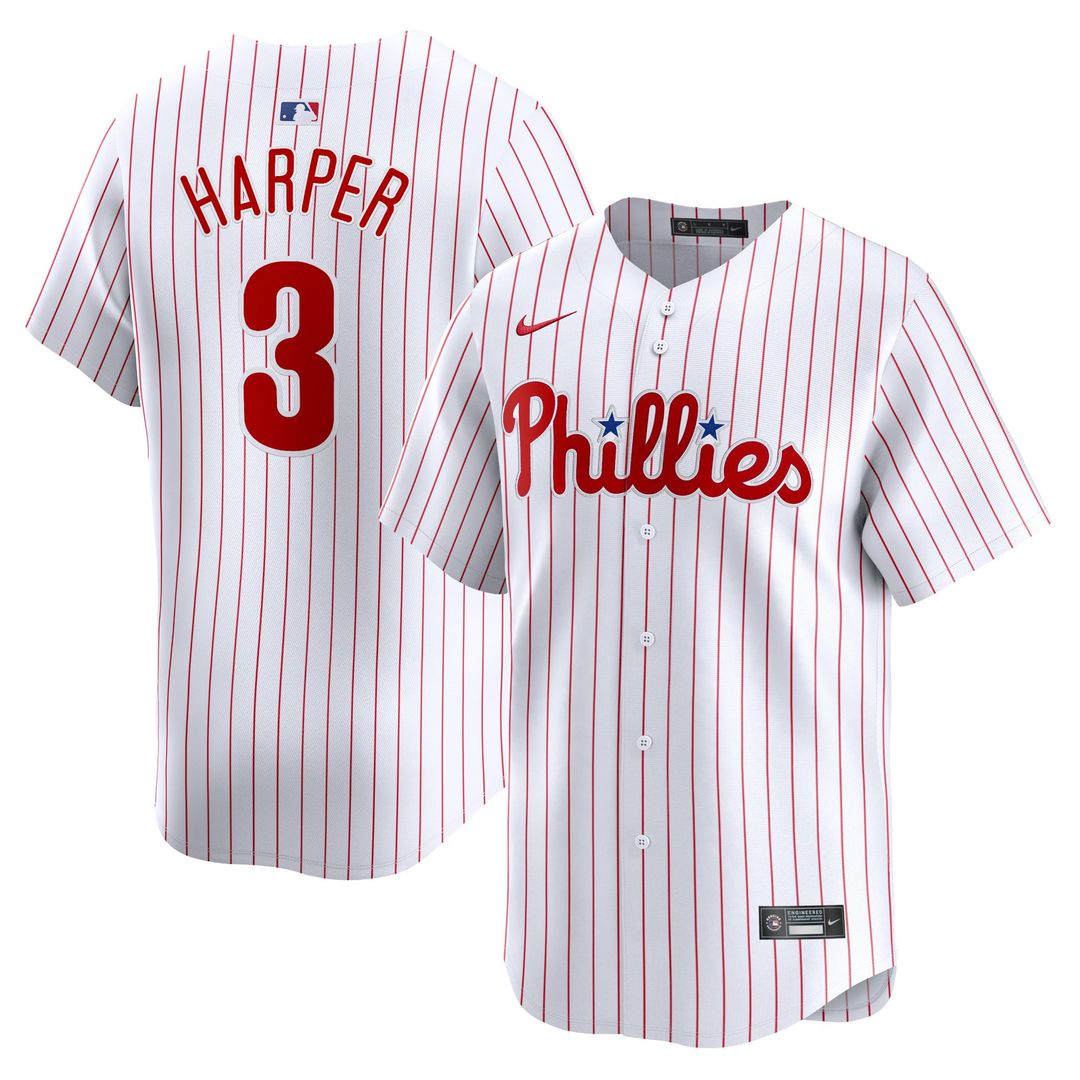 Philadelphia Phillies Bryce Harper Home Limited Jersey (White)