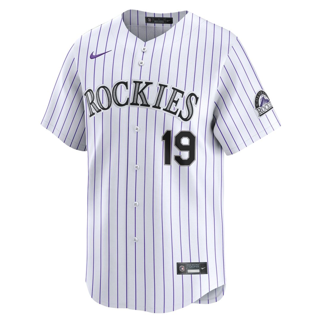 Colorado Rockies Charlie Blackmon Youth Home Limited Jersey (White)