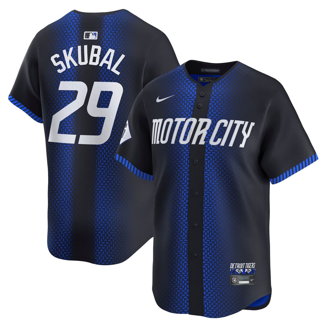 Detroit Tigers Tarik Skubal City Connect Limited Jersey (Navy)
