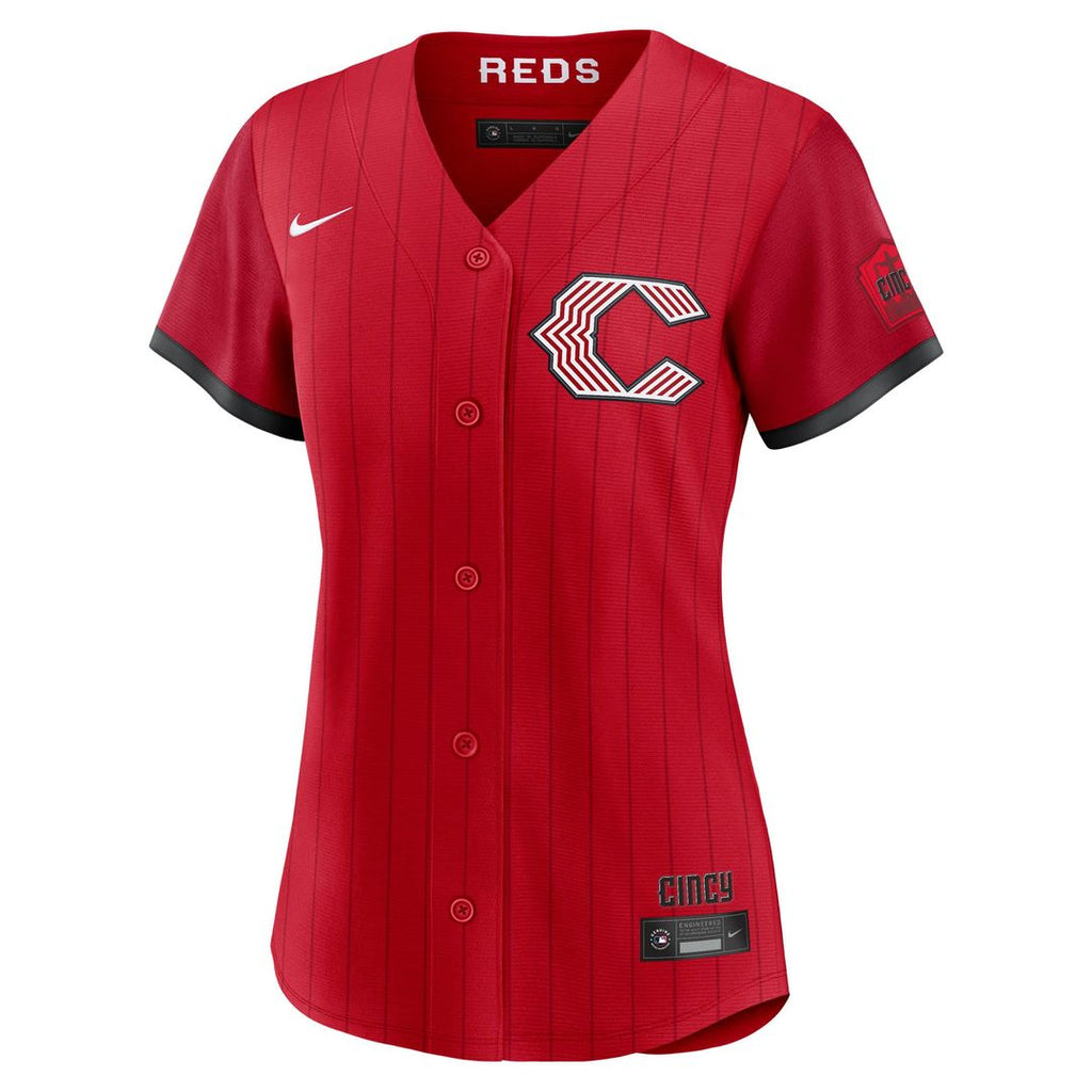 Cincinnati Reds Women's 2026 City Connect Stadium Jersey (Red)
