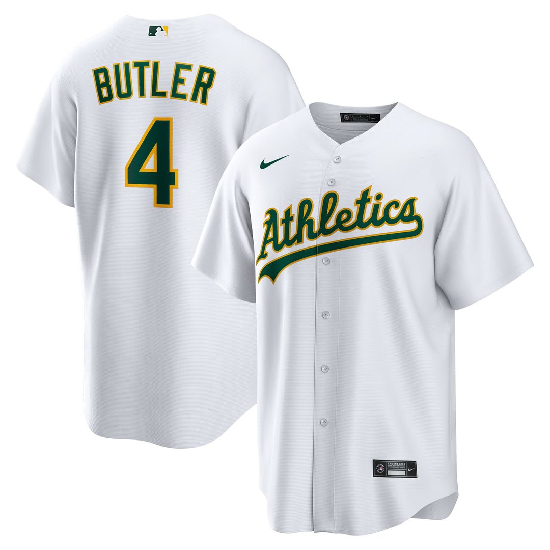 Athletics Lawrence Butler Home Replica Jersey (White)