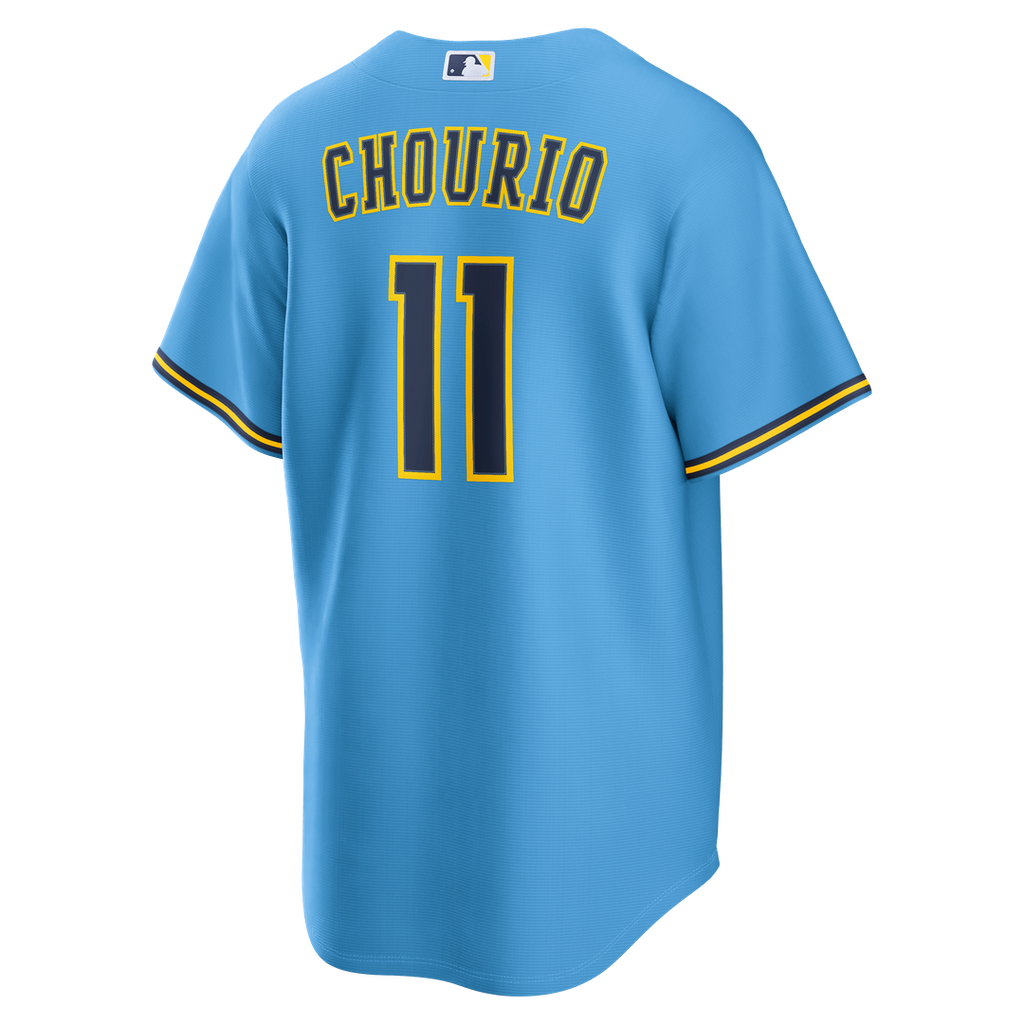 Milwaukee Brewers Jackson Chourio Road Replica Jersey (Light Blue)