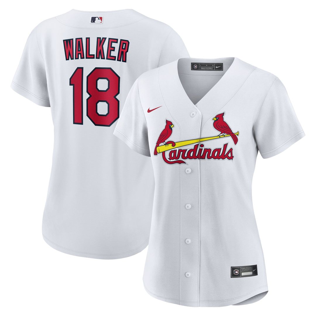 St. Louis Cardinals Jordan Walker Women's Home Replica Jersey (White)