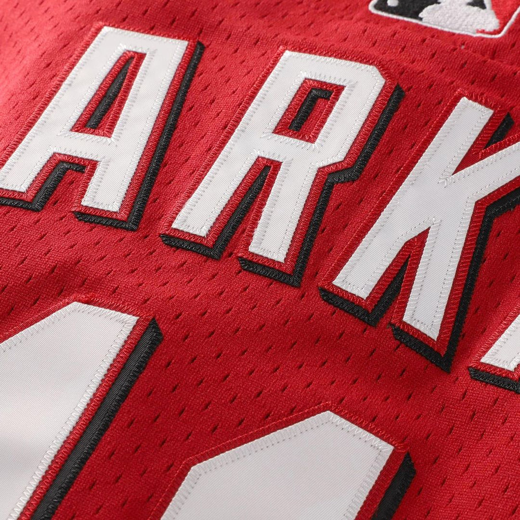 Cincinnati Reds Barry Larkin Cooperstown Mesh Batting Practice Button-Up Jersey (Black)