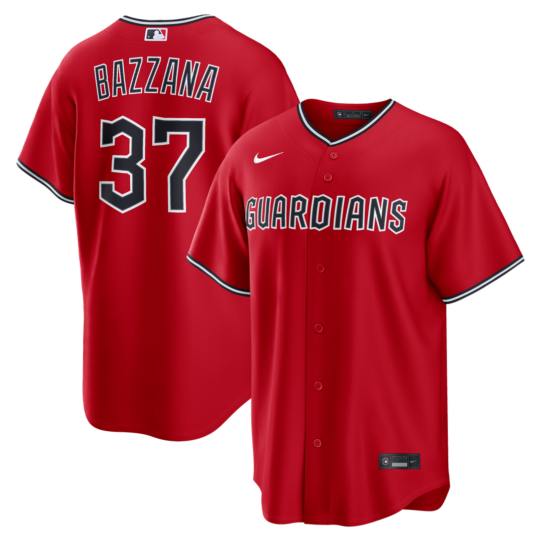 Cleveland Guardians Travis Bazzana Alternate Replica Jersey (Red)