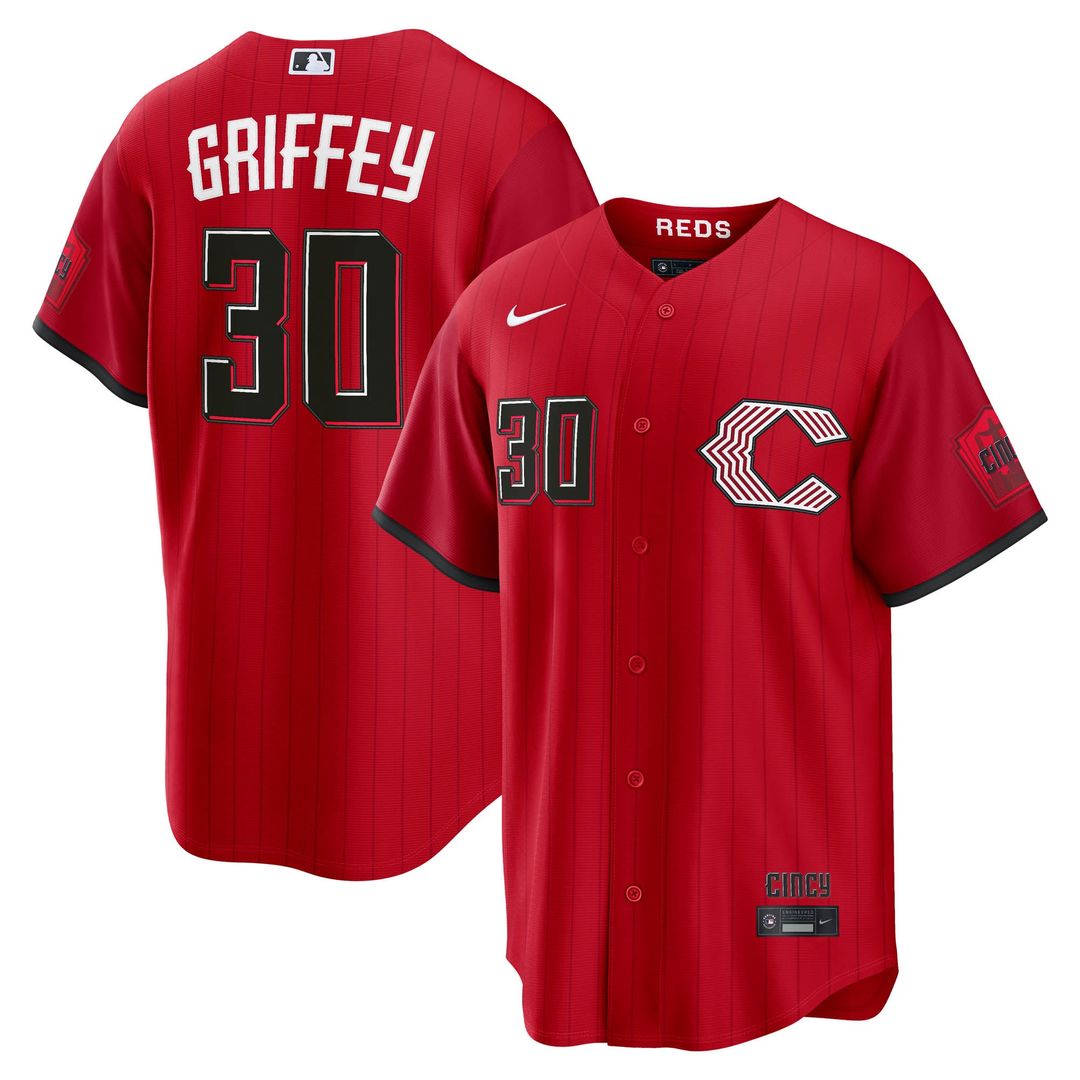 Cincinnati Reds Ken Griffey Jr. 2026 City Connect Stadium Jersey (Red)