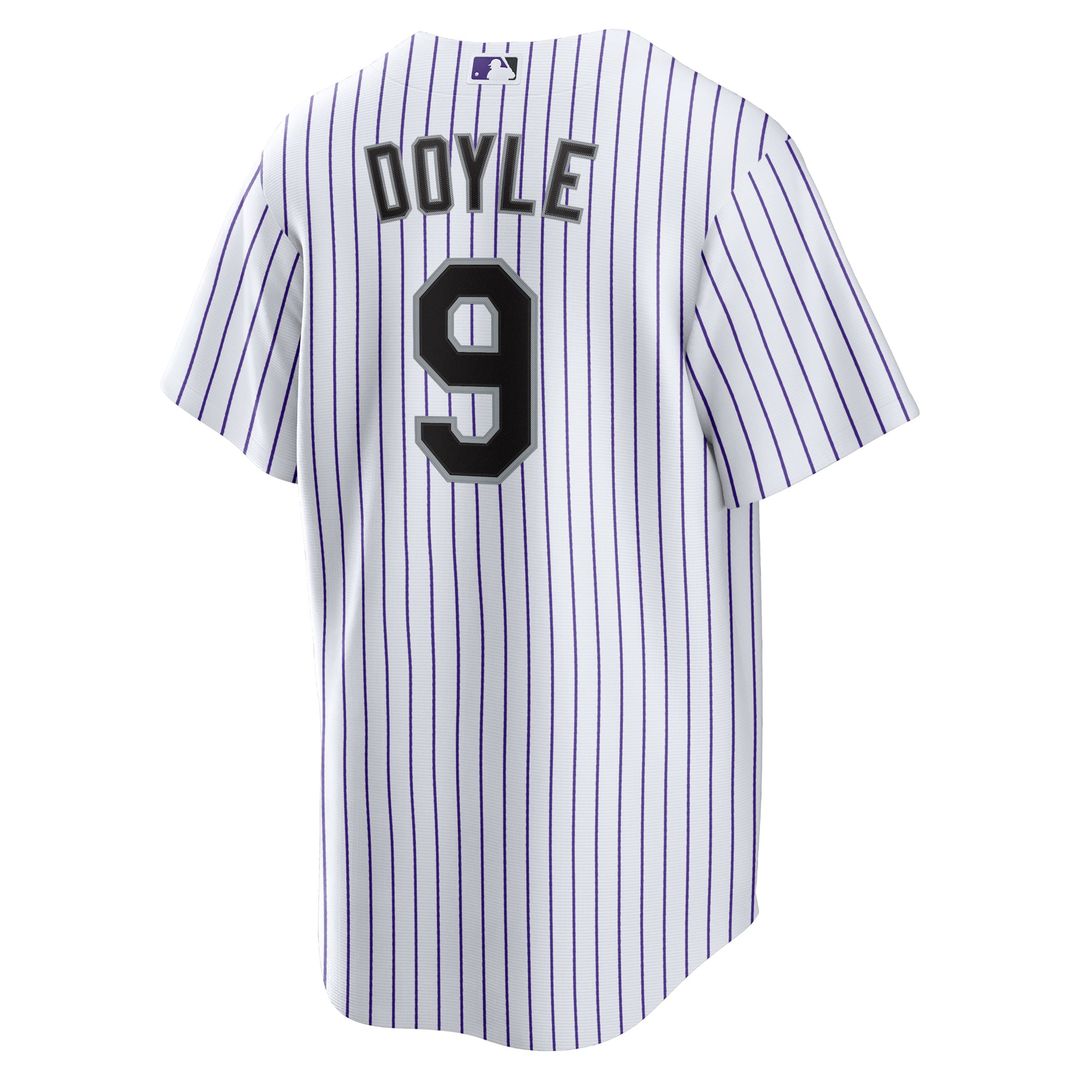 Colorado Rockies Brenton Doyle Home Replica Jersey (White)