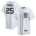 Detroit Tigers Gleyber Torres Home Replica Jersey (White)