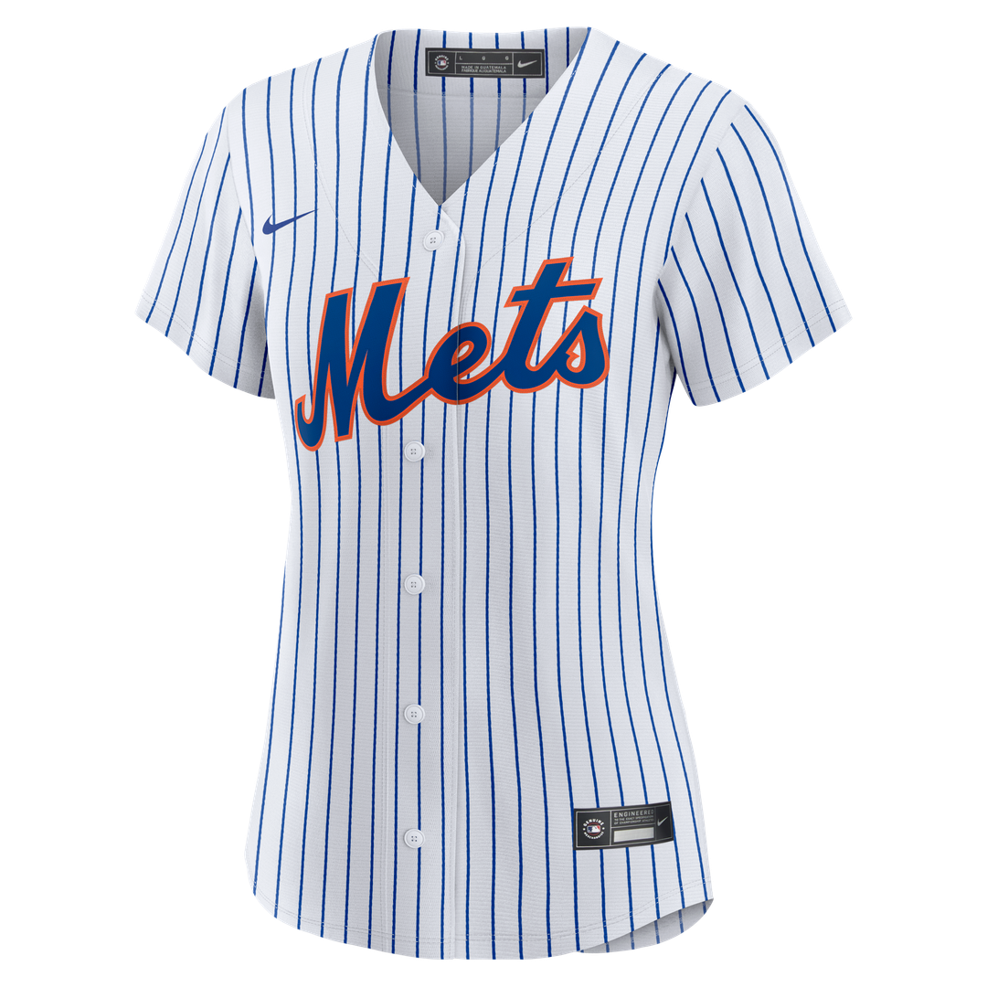 New York Mets Freddy Peralta Women's Home Replica Jersey (White)